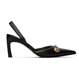 베르사체 진 꾸뛰르 베르사체 Versace Jeans Couture Black Mandy Heeled Sandals 232202F122012