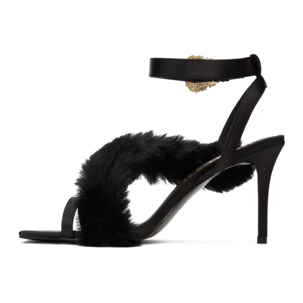 베르사체 베르사체 진 꾸뛰르 베르사체 Versace Jeans Couture Black Emily Heeled Sandals 232202F125002