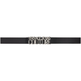 베르사체 진 꾸뛰르 베르사체 Versace Jeans Couture Black Logo Belt 232202M131003
