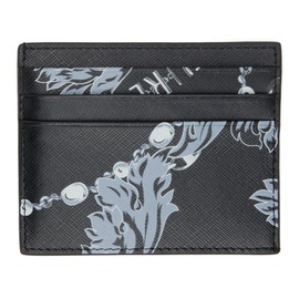 베르사체 진 꾸뛰르 베르사체 Versace Jeans Couture Black Chain Couture Card Holder 232202M163002