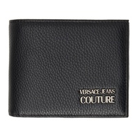 베르사체 진 꾸뛰르 베르사체 Versace Jeans Couture Black Logo Bifold Wallet 232202M164005