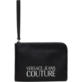베르사체 진 꾸뛰르 베르사체 Versace Jeans Couture Black Grained Pouch 232202M171000