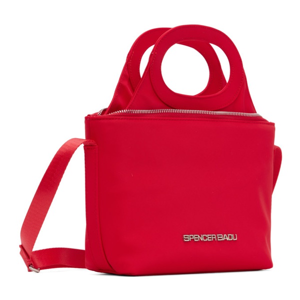  SPENCER BADU Red Small 2-in-1 Messenger Bag 232205M170001