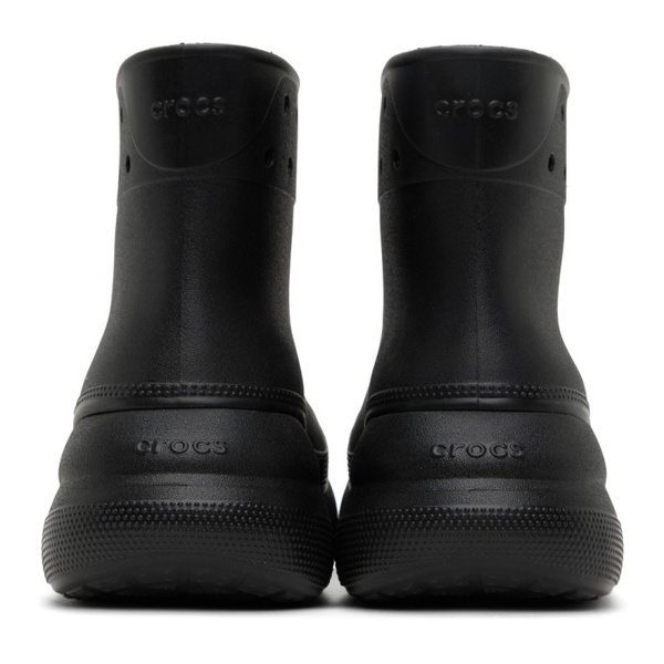 크록스 Crocs Black Crush Boots 232209F113000