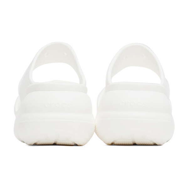 크록스 Crocs White Crush Sandals 232209F124003