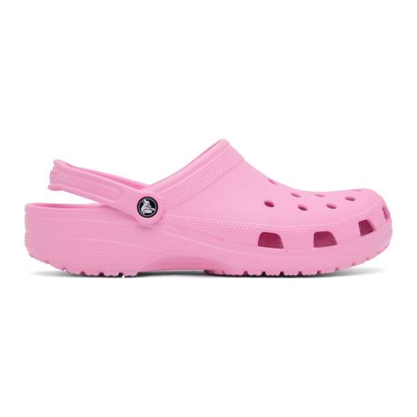 크록스 Crocs Pink Classic Clogs 232209M234012
