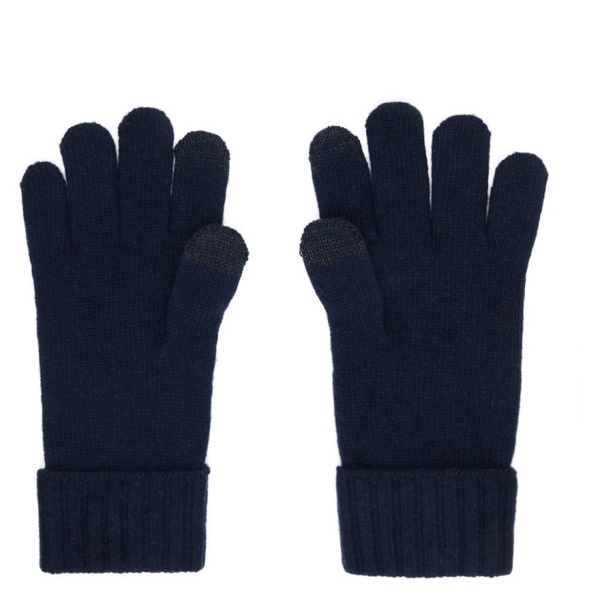 폴로랄프로렌 폴로 랄프 로렌 Polo Ralph Lauren Navy Cable Knit Gloves 232213M135006