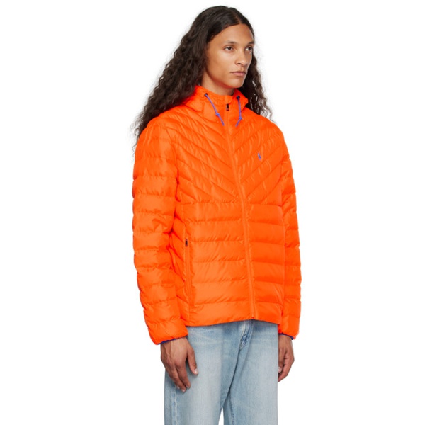 폴로랄프로렌 폴로 랄프 로렌 Polo Ralph Lauren Orange Hooded Jacket 232213M175005