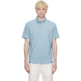 폴로 랄프 로렌 Polo Ralph Lauren Blue Classic Fit Shirt 232213M192003