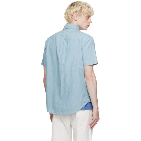 폴로랄프로렌 폴로 랄프 로렌 Polo Ralph Lauren Blue Classic Fit Shirt 232213M192003