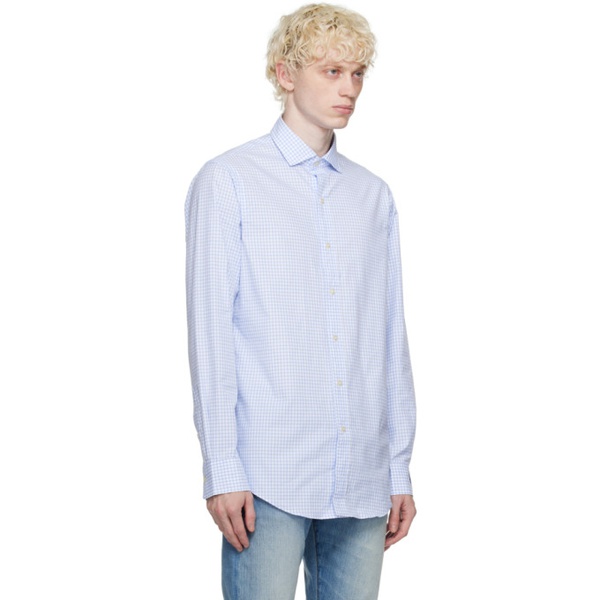 폴로랄프로렌 폴로 랄프 로렌 Polo Ralph Lauren White & Blue Classic Fit Shirt 232213M192013