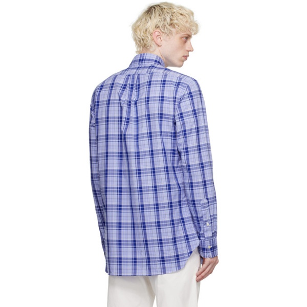 폴로랄프로렌 폴로 랄프 로렌 Polo Ralph Lauren Blue Classic Fit Shirt 232213M192016
