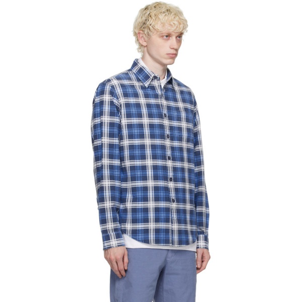 폴로랄프로렌 폴로 랄프 로렌 Polo Ralph Lauren Blue Plaid Shirt 232213M192030
