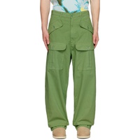 Sky High Farm Workwear Green Relaxed-Fit Cargo Pants 232219M188000