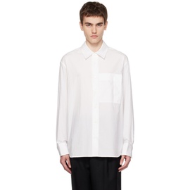 솔리드 옴므 Solid Homme White Pocket Shirt 232221M192010