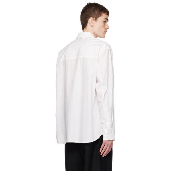  솔리드 옴므 Solid Homme White Pocket Shirt 232221M192010