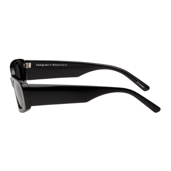  CHIMI Black Rectangular Sunglasses 232230F005001