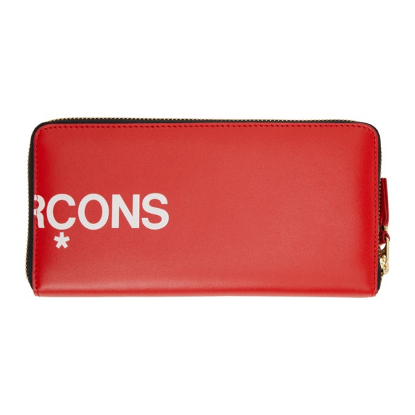  COMME des GARCONS WALLETS Red Huge Logo Wallet 232230F040010