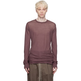 릭 오웬스 Rick Owens Purple Basic Long Sleeve T-Shirt 232232M213097