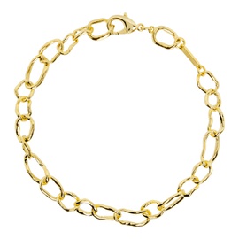 콜리나 스트라다 Collina Strada Gold Crushed Chain Necklace 232236M145002