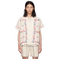 HARAGO 오프화이트 Off-White Embroidered Shirt 232245M192025