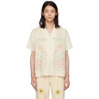 HARAGO 오프화이트 Off-White Embroidered Shirt 232245M192035