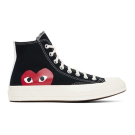 COMME des GARCONS PLAY Black 컨버스 Converse 에디트 Edition Chuck 70 High Top Sneakers 232246M236003