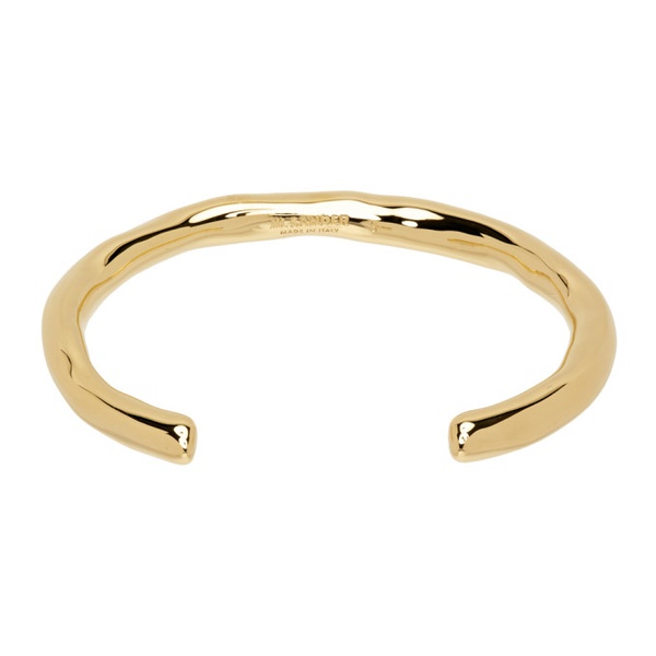 질샌더 질샌더 Jil Sander Gold Open Cuff Bracelet 232249F020002