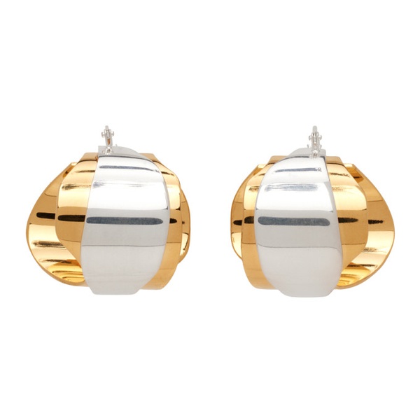 질샌더 질샌더 Jil Sander Silver & Gold AW3 Earrings 232249F022014