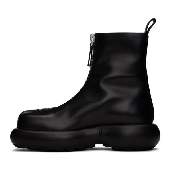 질샌더 질샌더 Jil Sander Black Zip Boots 232249F113001