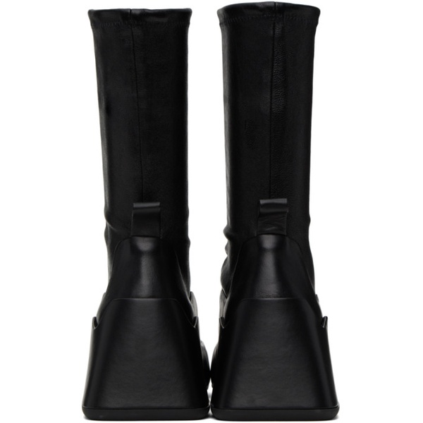 질샌더 질샌더 Jil Sander Black Leather Ankle Boots 232249F114008