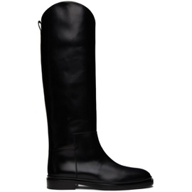 질샌더 Jil Sander Black Asymmetric Boots 232249F115000