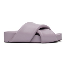 질샌더 Jil Sander Purple Padded Slides 232249F124004