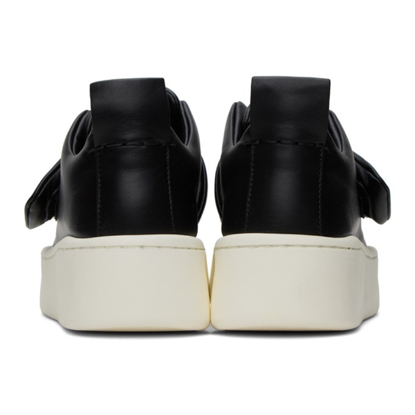 질샌더 질샌더 Jil Sander Black Leather Sneakers 232249F128011