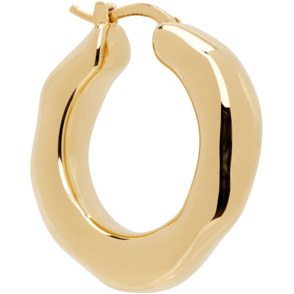 질샌더 질샌더 Jil Sander Gold Hoop Single Earring 232249M144004