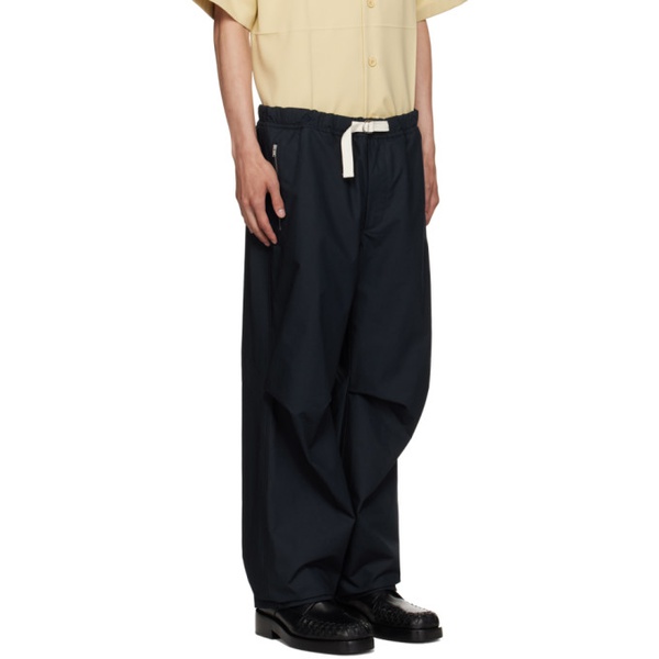 질샌더 질샌더 Jil Sander Navy Pleated Trousers 232249M188000