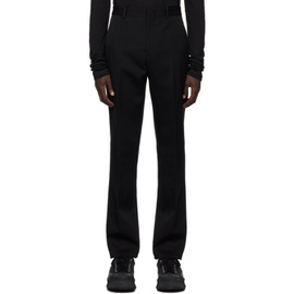 질샌더 Jil Sander Black One-Pleat Trousers 232249M191008