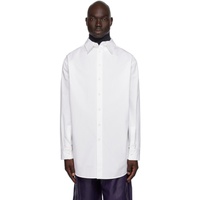 질샌더 Jil Sander White Detachable Collar Shirt 232249M192008