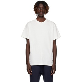 질샌더 Jil Sander 3-Pack White T-Shirts 232249M213026
