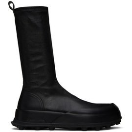 질샌더 Jil Sander Black Orb Boots 232249M236004