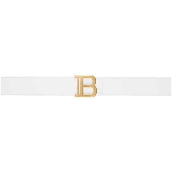 발망 발망 Balmain White B-Belt Belt 232251F001005