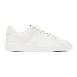 발망 Balmain White B-Court Sneakers 232251F128002
