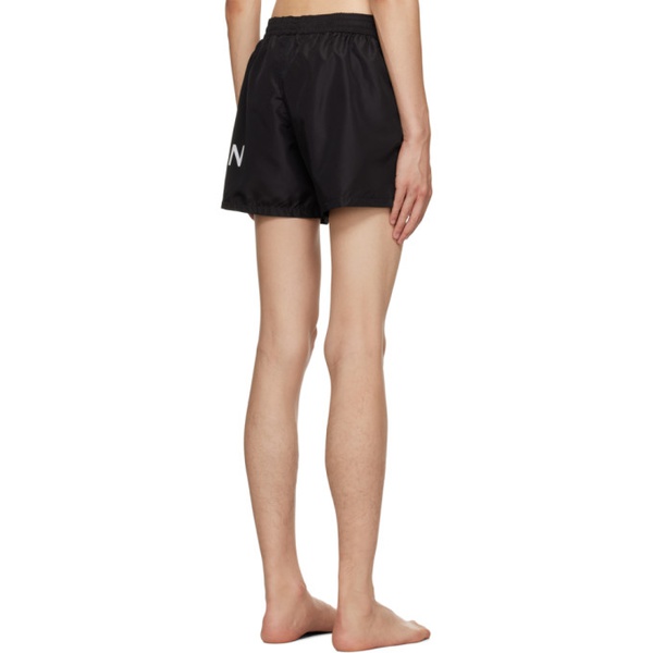 발망 발망 Balmain Black Printed Swim Shorts 232251M208004