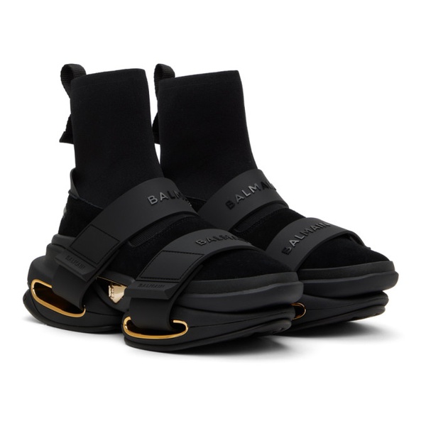 발망 발망 Balmain Black B-Bold Sneakers 232251M236000
