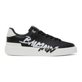발망 Balmain Black B-Court Sneakers 232251M237014
