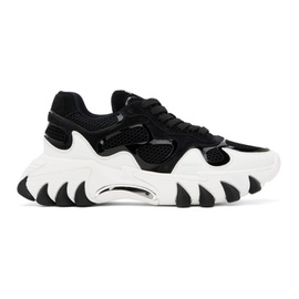 발망 Balmain Black & White B-East Sneakers 232251M237024