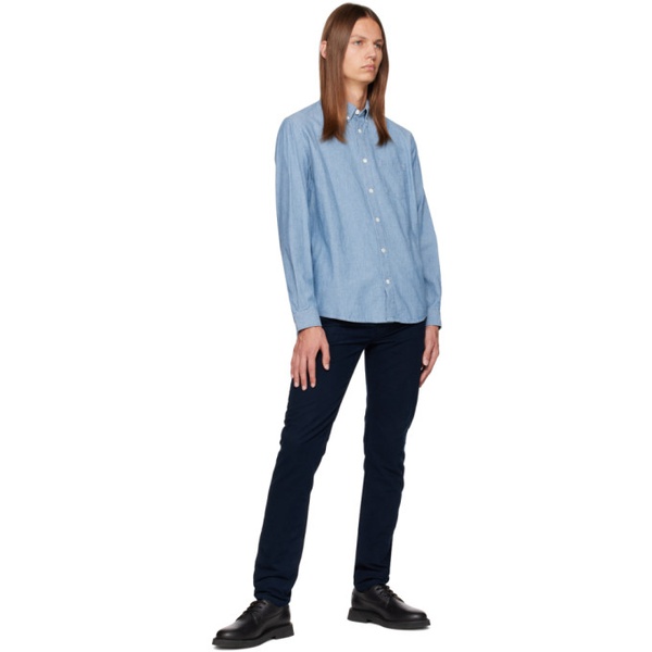  아페쎄 A.P.C. Blue Edouard Shirt 232252M192001