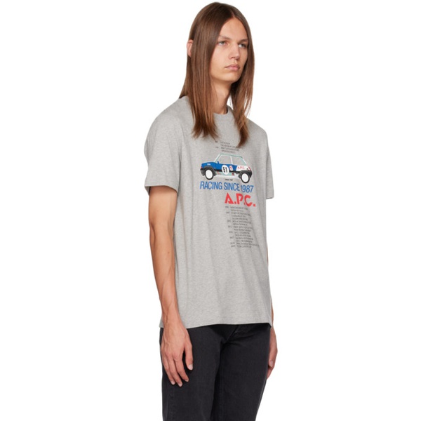  아페쎄 A.P.C. Gray Martin T-Shirt 232252M213028