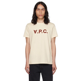 아페쎄 A.P.C. 오프화이트 Off-White VPC T-Shirt 232252M213059