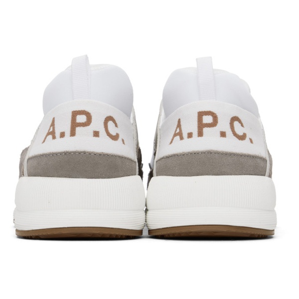  아페쎄 A.P.C. Gray Run Around Sneakers 232252M237006
